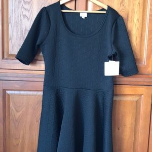 LuLaRoe Black Nicole Dress size 2X